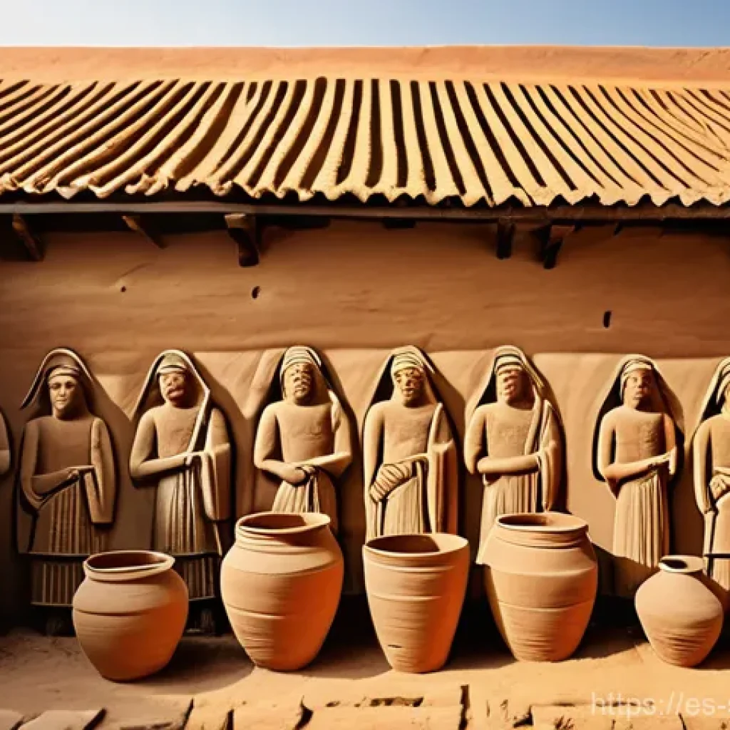 소믈리에가 알아야 할 맥주 지식 - **Prompt:** "An ancient Sumerian scene depicting the earliest known beer production. Figures, dresse...
